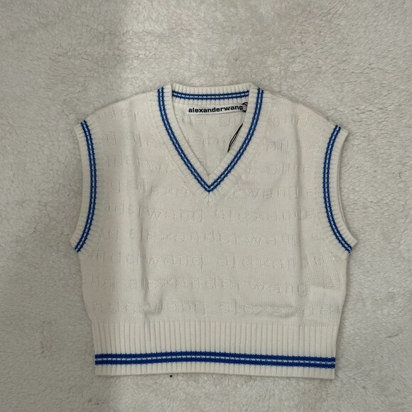 Alexander Wang Sleeveless Sweater Vest SZ M - Picture 2 of 6